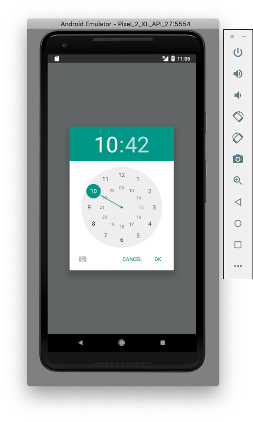 TimePicker on Android